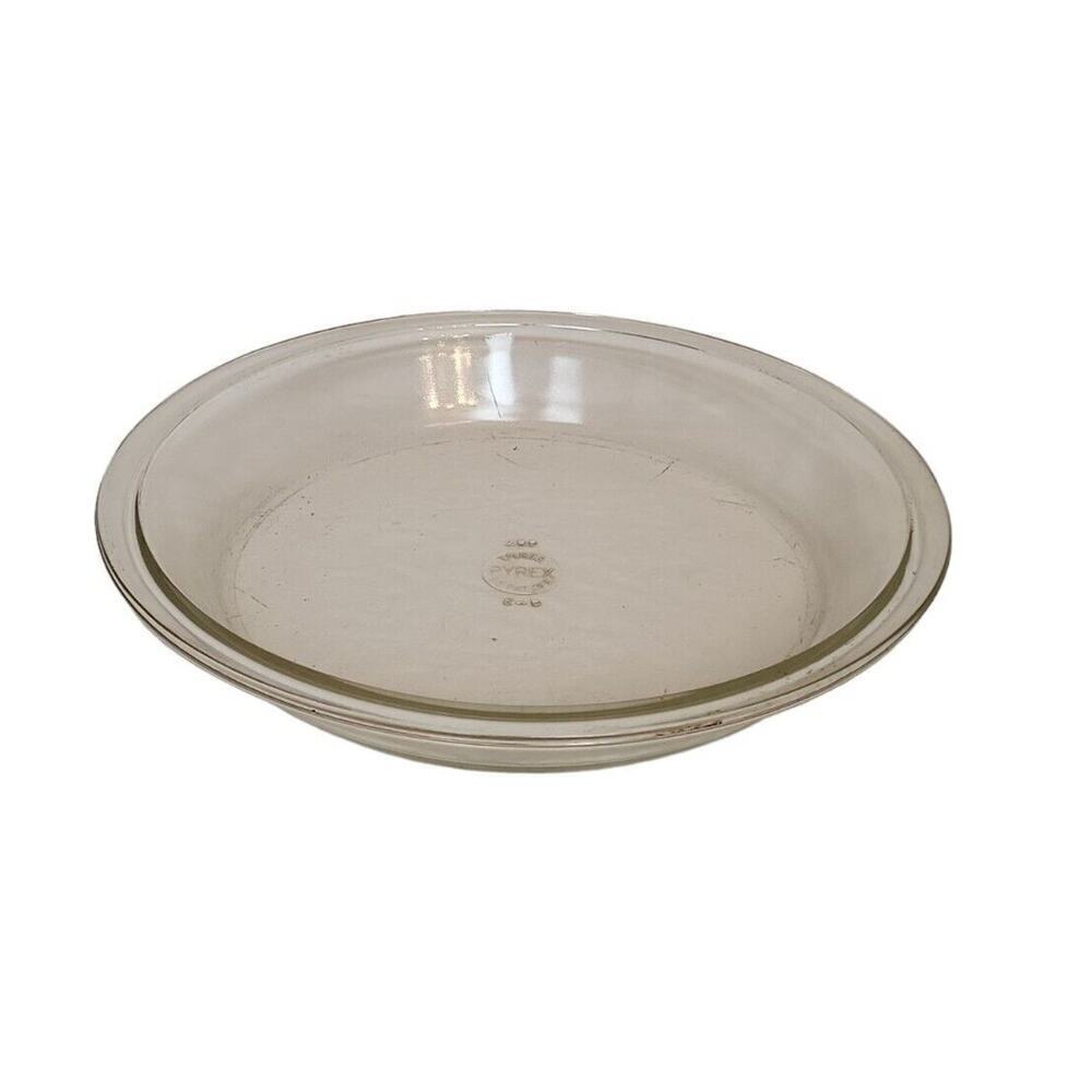Vintage Pyrex Clear Glass Pie Pan #209 Dish Plate 9" inch